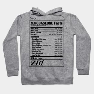 ZEROBASEONE ZB1 Nutritional Facts Hoodie